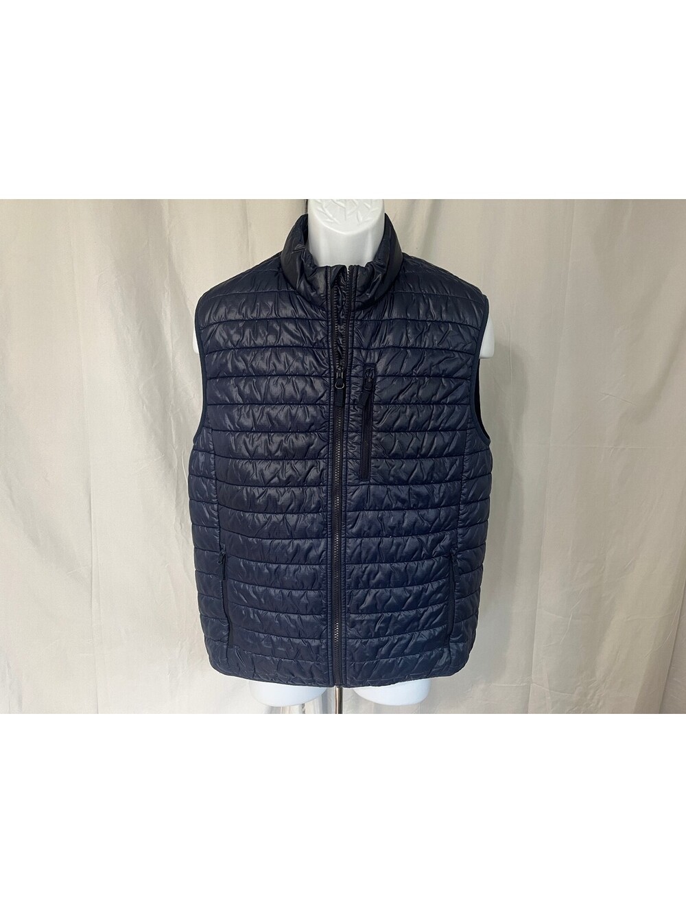 J. Crew Men's Dark Blue 3 in 1 System Vest Jacket Medium M Puffy EUC